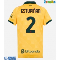 AC Milan Pervis Estupinan #2 Rezervni Dres za Ženska 2025-26 Kratak Rukav